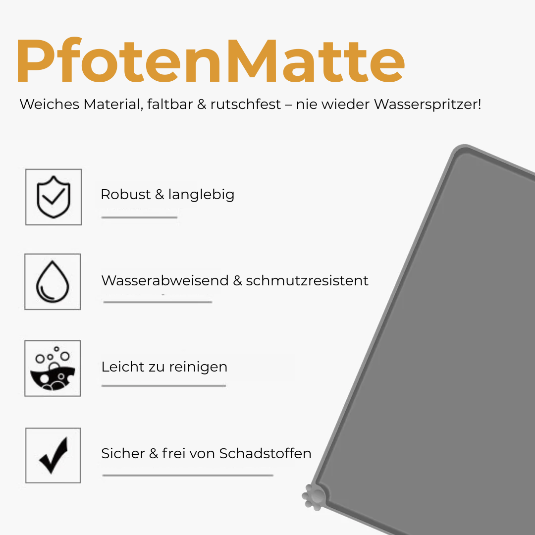 Pfotenquelle™ AntiSpritz-Matte
