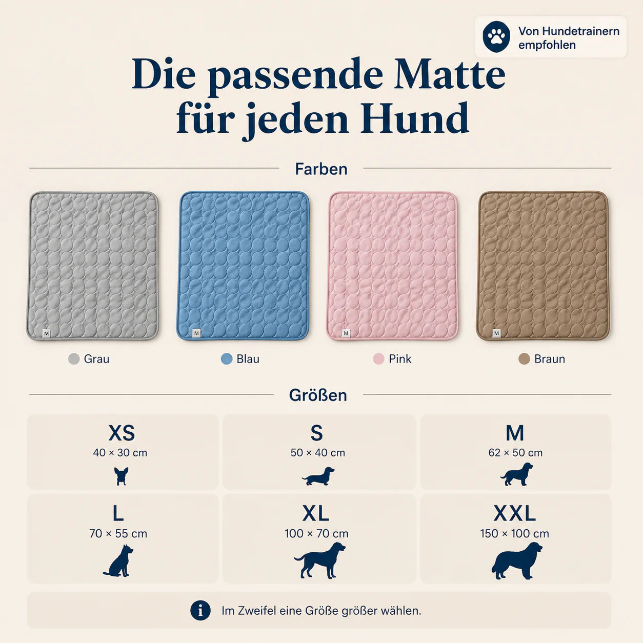 Pfotenquelle™ Kühlmatte für Katzen 2-für-1